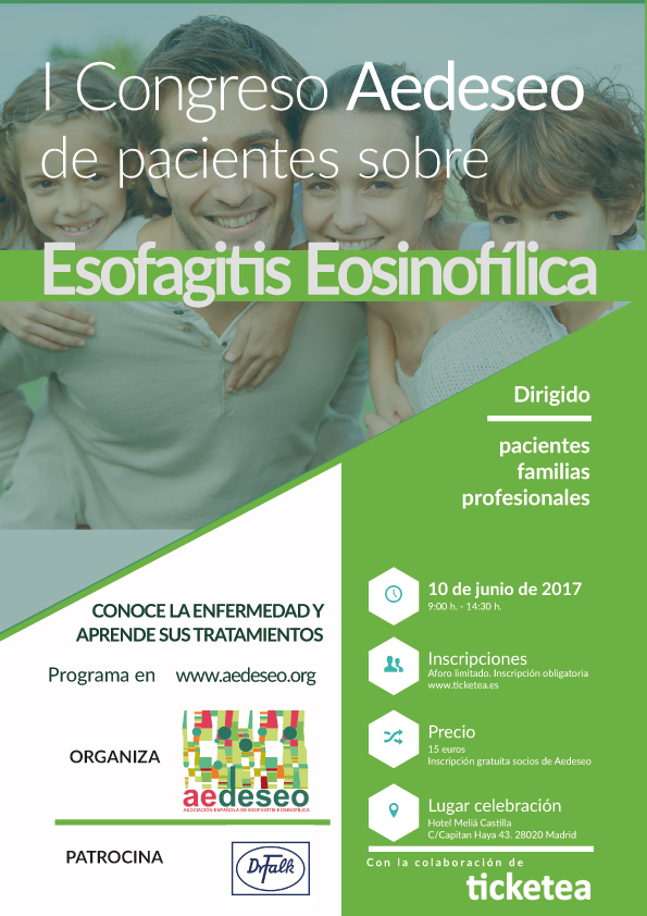 I Congreso para pacientes de esofagitis eosinofílica Aedeseo